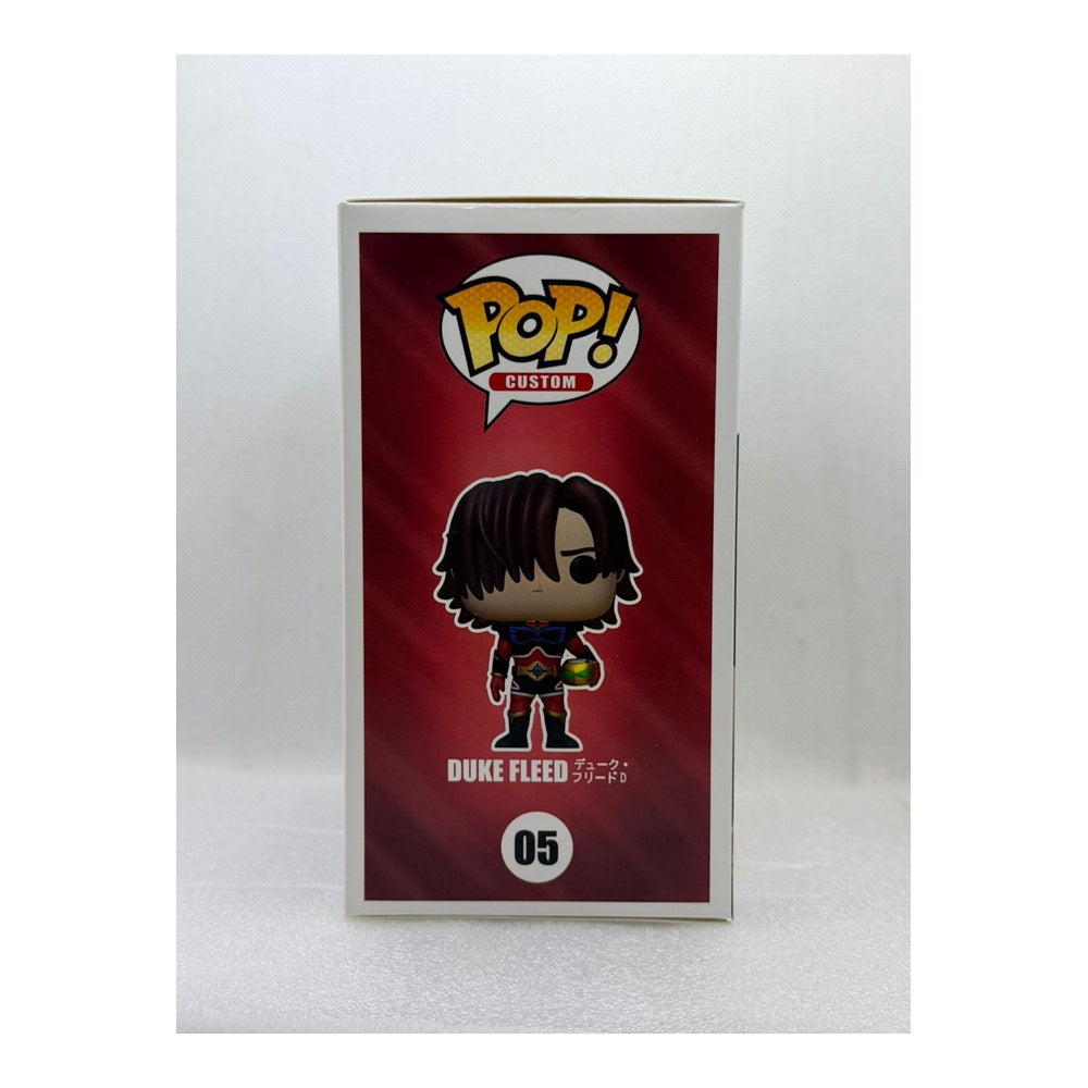 Custom Pop by MU ! Duke Fleed - Grendizer U #05 - Signed by Japanese Voice Actor JVA Miyu Irino with MEAS Authentication- Box only
