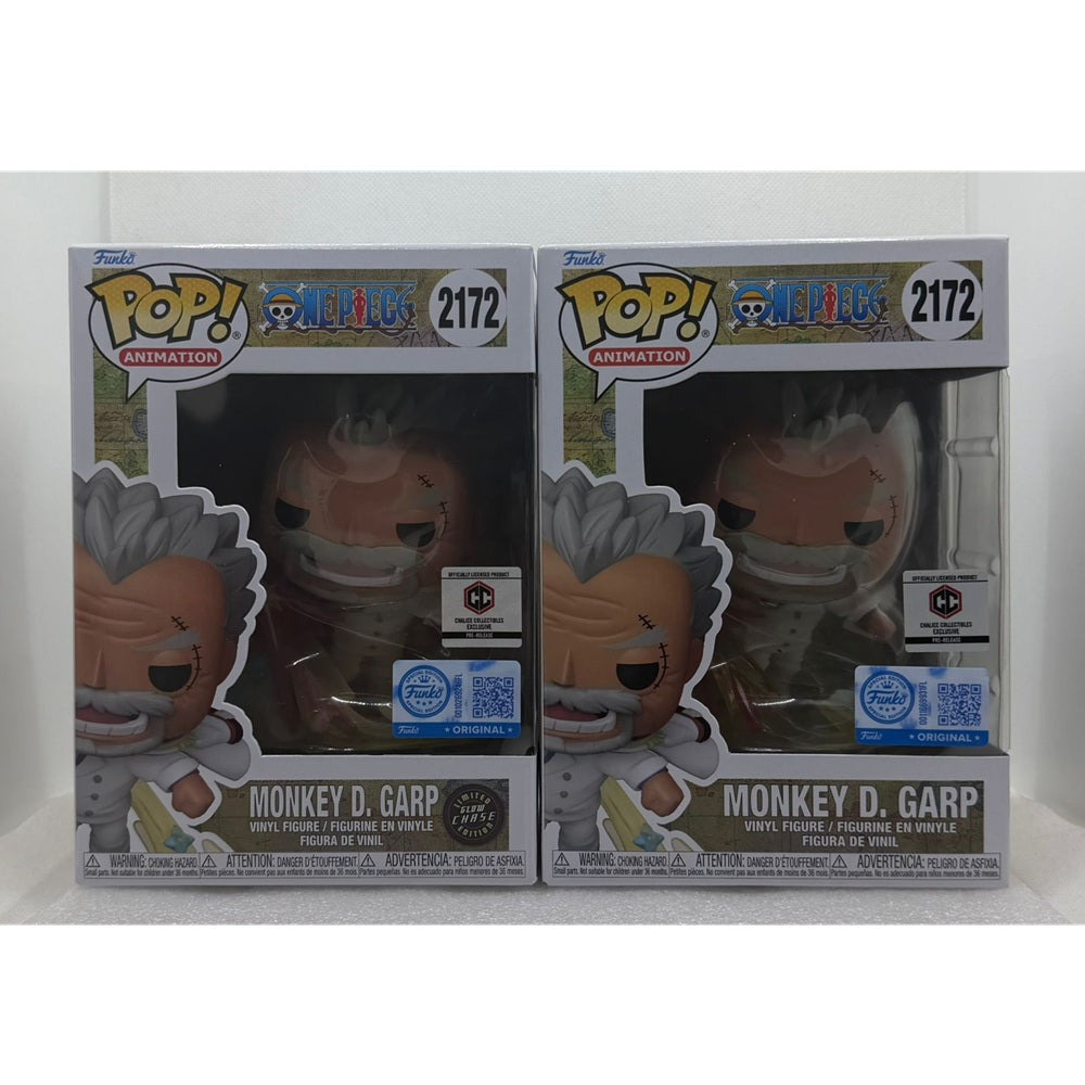 Chase Bundle Funko POP! Monkey D Garp - One Piece #2172 - Chalice Exclusive PR Pre Release