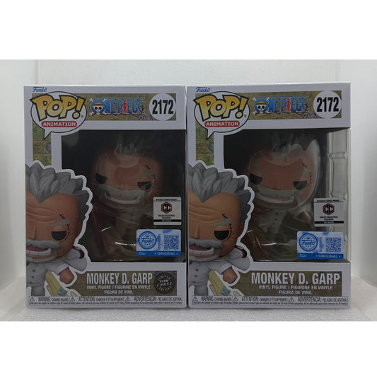 Chase Bundle Funko POP! Monkey D Garp - One Piece #2172 - Chalice Exclusive PR Pre Release