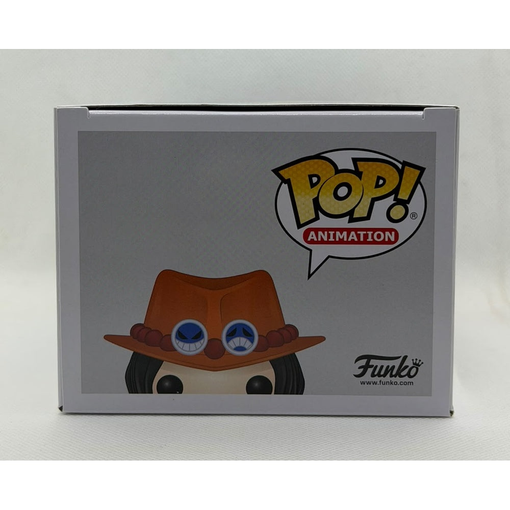 Funko Pop! Portgas D Ace - One Piece #100 - Signed by Japanese Voice Actor JVA Toshio Furukawa with PSA