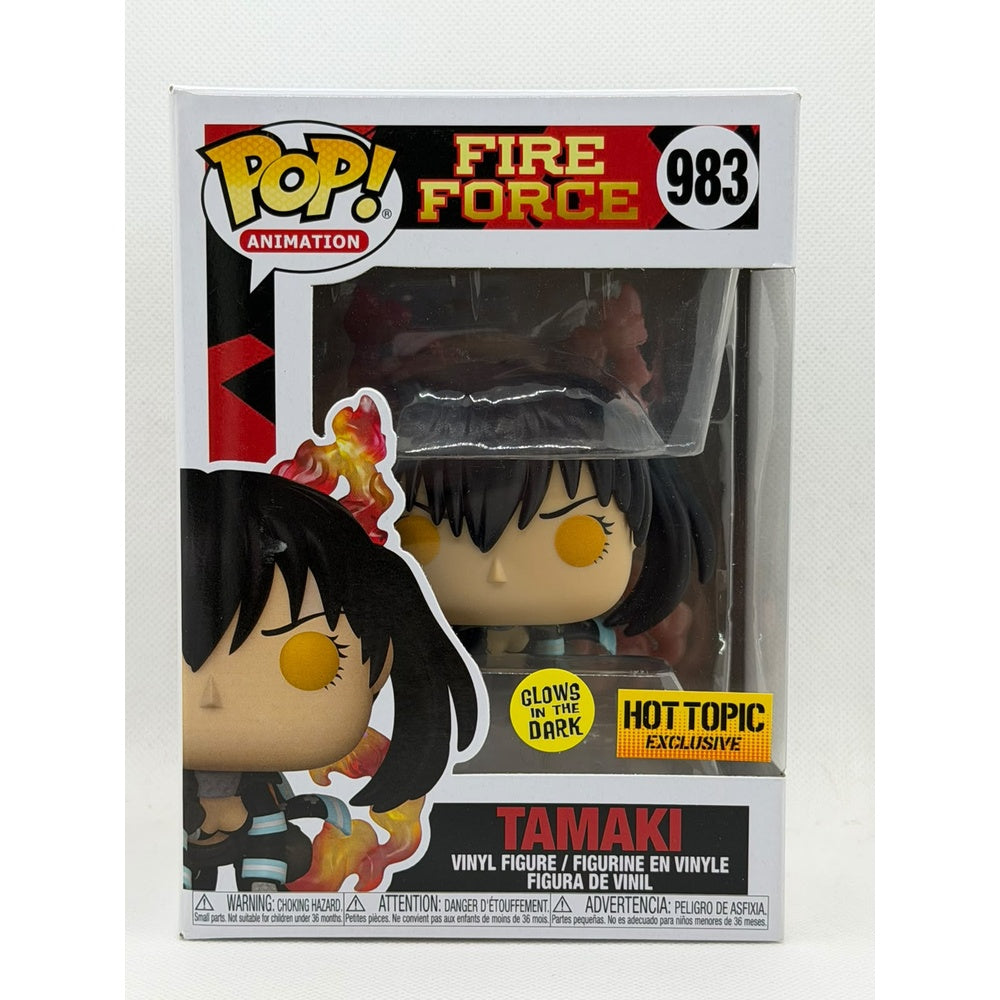 Funko Pop! Tamaki - Fire Force #983 Glows in the Dark - Hot topic Exclusive + Barcode