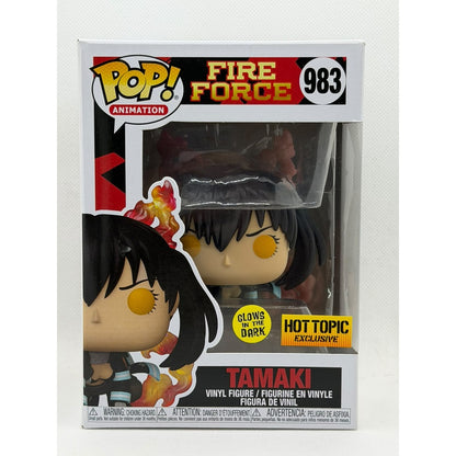Funko Pop! Tamaki - Fire Force #983 Glows in the Dark - Hot topic Exclusive + Barcode