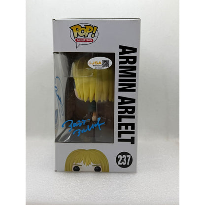 Funko Pop! Armin Arlelt #237 FYE Exclusive - Signed by Japanese Voice Actor Marina Inoue JVA with JSA