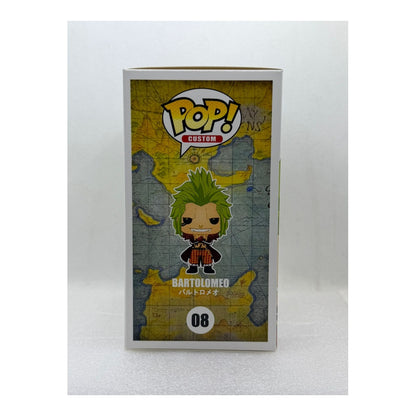 Custom Pop by MU ! Bartolomeo - One Piece #08 - Signed by Japanese Voice Actor JVA Shōtaro Morikubo with MEAS Authentication- Box only