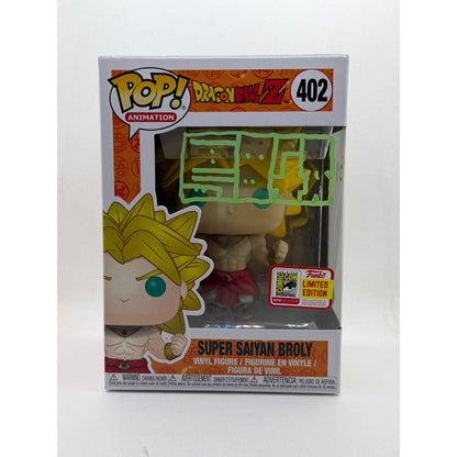 Funko Pop! Super Saiyan Broly - Dragon Ball Z #402 - San Diego Comic Con 2018 Exclusive Signed By Japanese Voice Actor JVA Bin Shimada with JSA