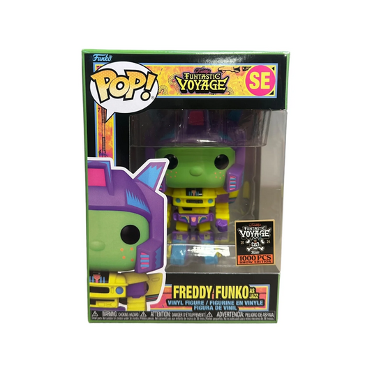 Funko POP! Freddy Funko as Jazz - Transformers  #SE - Funko Funtastic Voyage 2024 - 1000 pcs only.