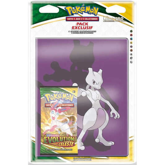 Pokémon TCG Pokemon A5 Portfolio Assorted Pack + 1 Booster Sword and Shield – Evolution Celestial French