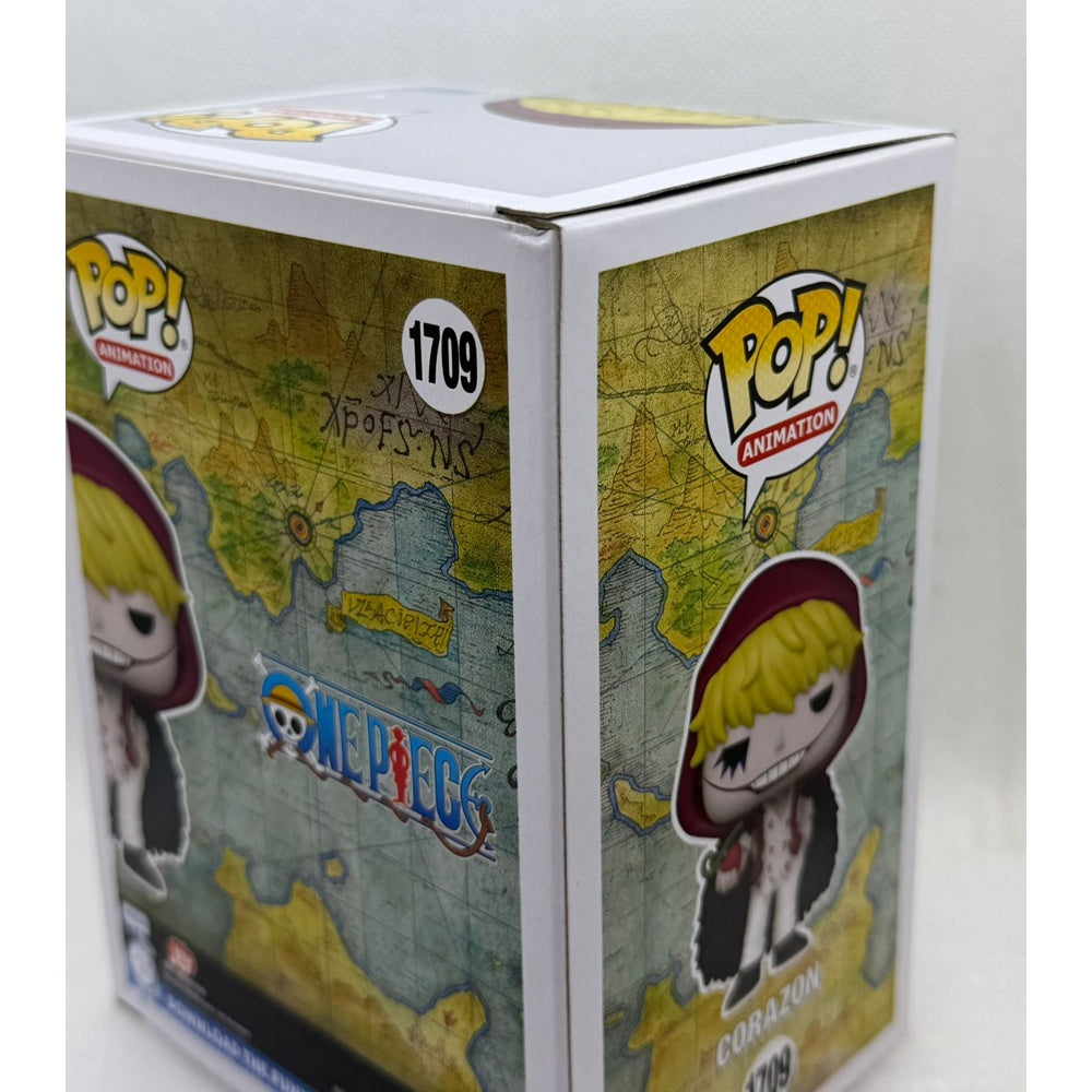 Funko POP! Corazon - One piece #1709 New York Comic Con 2024 sticker condition 9/10 - Signed by JVA Kōichi Yamadera - JSA