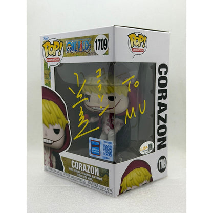 Funko POP! Corazon - One piece #1709 New York Comic Con 2024 sticker condition 9/10 - Signed by JVA Kōichi Yamadera - JSA