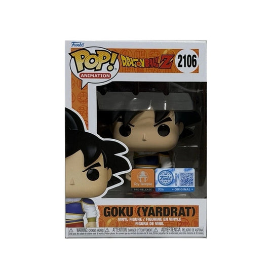 Funko POP! Goku Yardrat - Dragon Ball Z #2106 - Toy Temple Exclusive- PR Pre Release