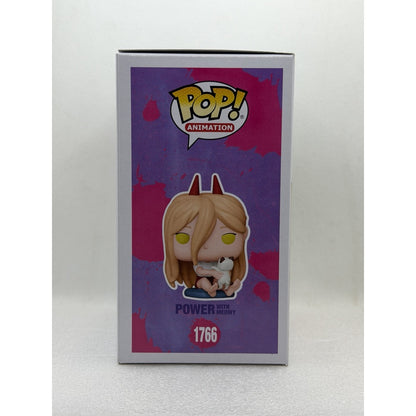 Funko Pop! Power with Meowy - Chainsaw Man #1766 Chase - Comfest 2025 Exclusive - Signed by Japanese Voice Actor JVA Fairouz Ai with PSA