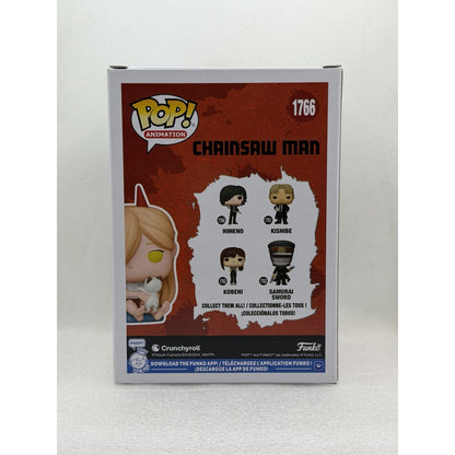 Funko Pop! Power with Meowy - Chainsaw Man #1766 Chase - Comfest 2025 Exclusive - Signed by Japanese Voice Actor JVA Fairouz Ai with PSA