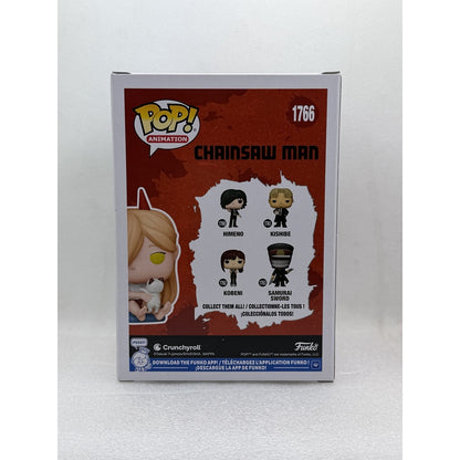 Funko Pop! Power with Meowy - Chainsaw Man #1766 Chase - Baltics Comic Con 2025 Exclusive - Signed by Japanese Voice Actor JVA Fairouz Ai with PSA