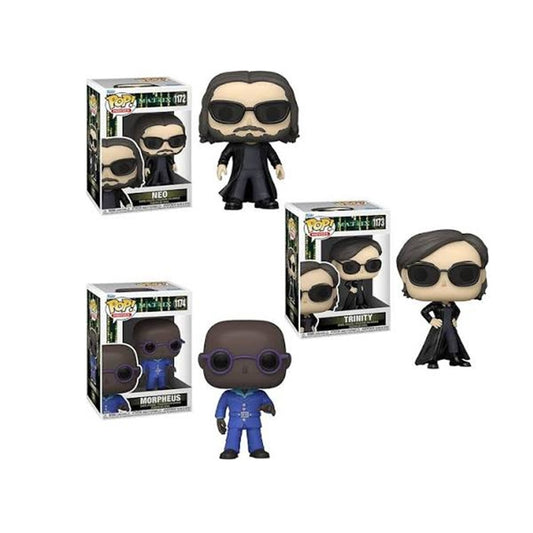 Bundle - Funko POP! Neo #1172 + Trinity #1173 + Morpheus #1174 - The Matrix