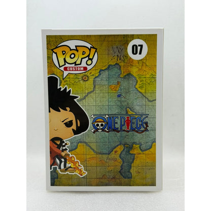 Custom Pop by MU ! Kin'emon - One Piece #07 - Signed by Japanese Voice Actor JVA Kenyu Horiuchi with JSA - Box only