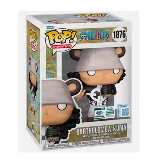 Funko Pop! Bartholomew Kuma - One Piece #1876 Con sticker WonderCon 2025