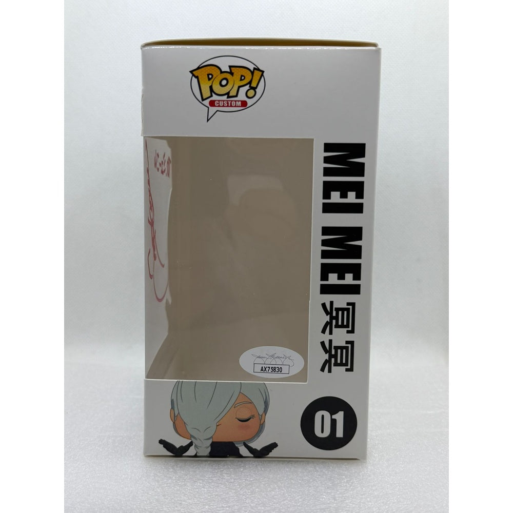 Custom Pop by MU ! Mei Mei - Jujutsu Kaisen #01 - Signed by Japanese Voice Actor JVA Kotono Mitsuishi with JSA - Box only