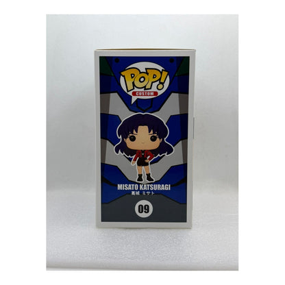 Custom Pop by MU ! Misato Katsuragi - Evangelion #09 - Signed by Japanese Voice Actor JVA Kotono Mitsuishi with JSA - Box only