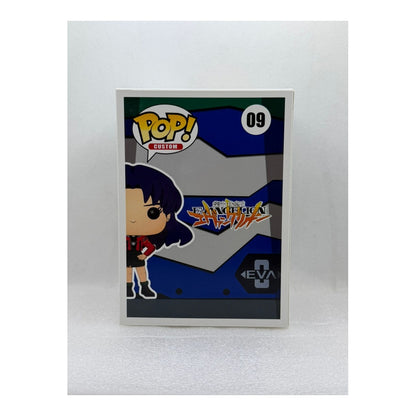 Custom Pop by MU ! Misato Katsuragi - Evangelion #09 - Signed by Japanese Voice Actor JVA Kotono Mitsuishi with JSA - Box only