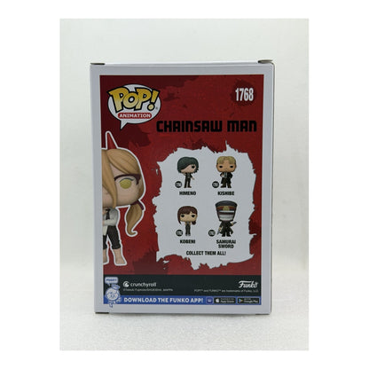 Funko Pop! Power - Chainsaw Man #1768 Funko Exclusive - Signed by Japanese Voice Actor JVA Fairouz Ai with PSA