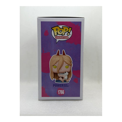 Funko Pop! Power with Meowy - Chainsaw Man #1766 Chase - Chalice Exclusive Pre Release - Signed by Japanese Voice Actor JVA Fairouz Ai with PSA