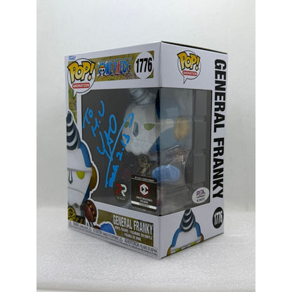 Funko POP! General Franky - One Piece #1776 Chalice Collectibles Exclusive Pre Release Signed by JVA Kazuki Yao at Animenia Abu Dhabi 2026 - PSA