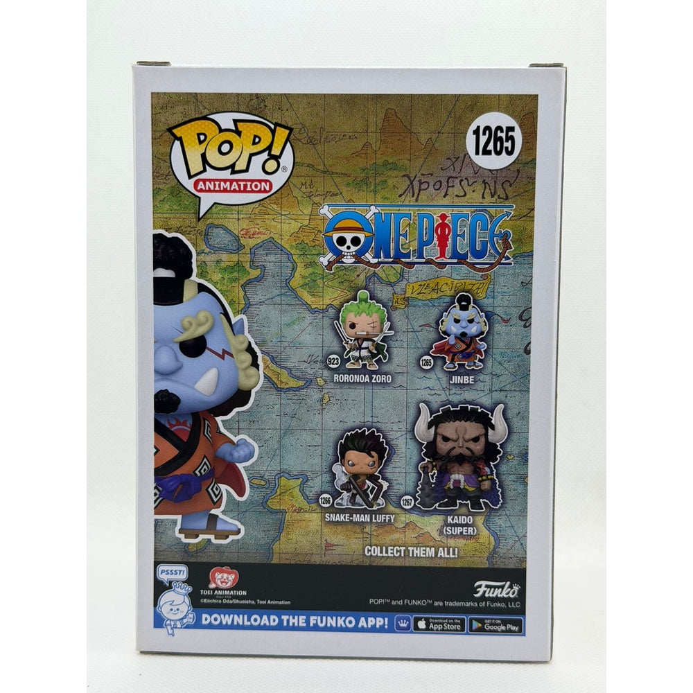 Funko Pop! Jinbe - One Piece #1265 - Signed by Japanese voice actor JVA Katsuhisa Hōki with JSA