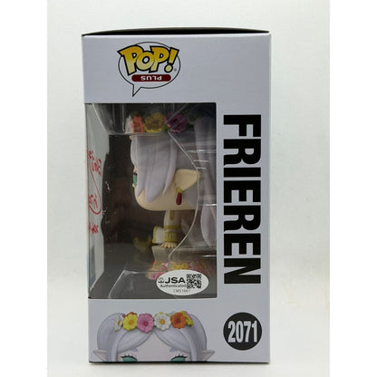 Funko Pop! Frieren #2071 - Signed by Japanese voice actor JVA Atsumi Tanezaki with JSA