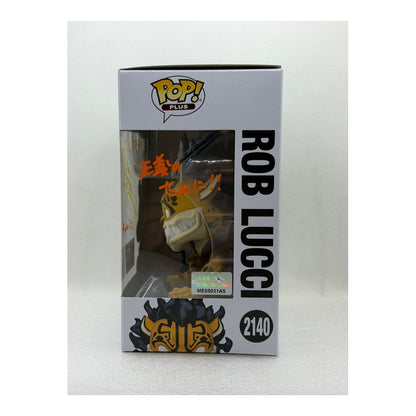 Funko Pop ! Rob Lucci - One Piece #2150 New York Comic Con 2025 sticker - Signed by Japanese Voice Actor JVA Tomokazu Seki with MEAS Authentication (Copy)