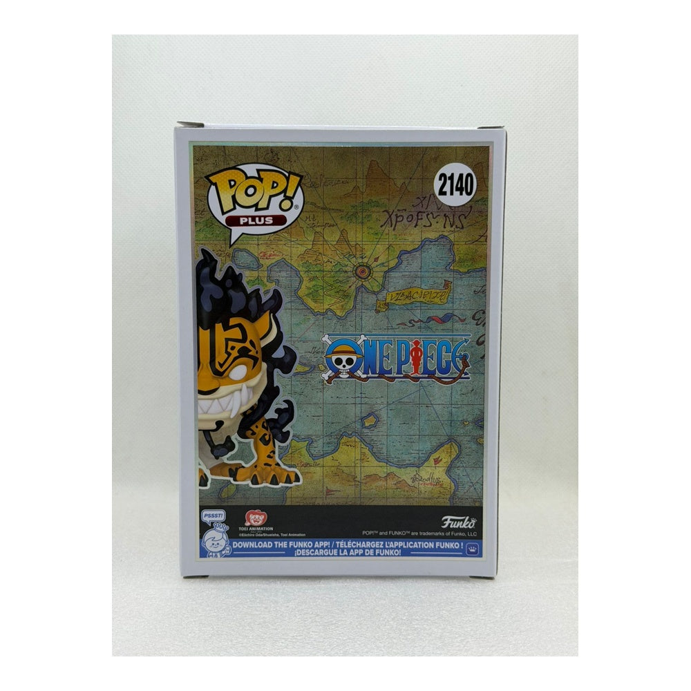 Funko Pop ! Rob Lucci - One Piece #2150 Shared Sticker - Signed by Japanese Voice Actor JVA Tomokazu Seki with MEAS Authentication