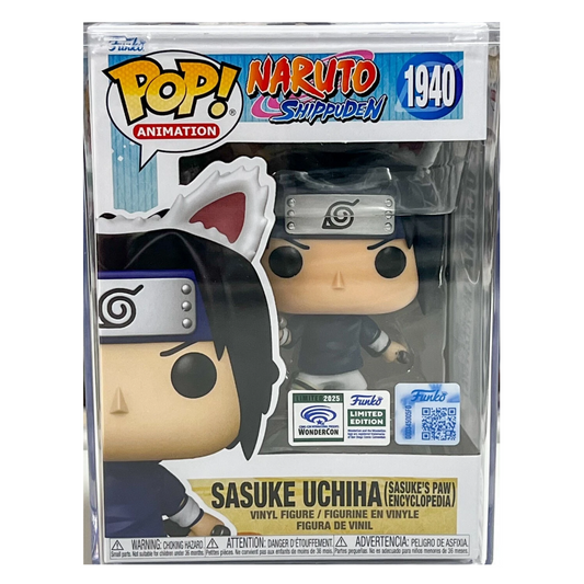 Funko Pop! Sasuke Uchiha - Naruto Shippuden #1940 Con sticker WonderCon 2025