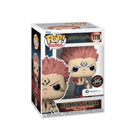 Funko Pop! Ryomen Sukuna # 1118 Chase - Jujutsu Kaisen - Galactic Toys Exclusive